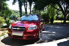 car red vehicle hotel visitors