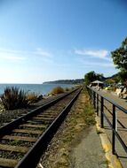 railway near the river