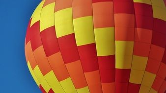 tricolor hot air balloon