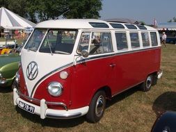 retro car for tourists