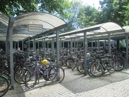 parking bikes