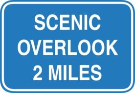 introductory road sign