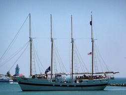 cruise on a sailboat