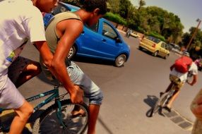 Bicycle in Morocco