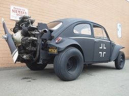 Old vw beetle auto