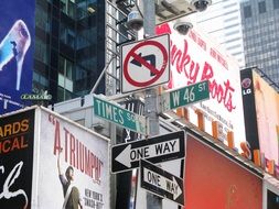 street signs in new york