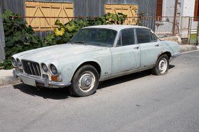 Vintage Jaguar car