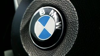 logo of the German car brand close-up