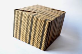 cardboard box with a gift