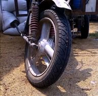 motorcycle wheel