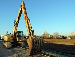 excavator is a earth moving machine