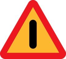 picture of danger roadsign