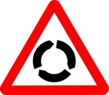 traffic sign roundabout