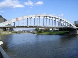 the bridge over the river Elbe, Benes