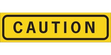 clipart of the yellow caution sign