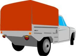 pickup truck, drawing