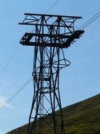 chairlift over green mountain