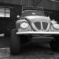old vintage car closeup