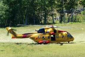 Picture of rescue chopper