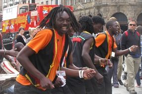 african street musicians in edinburgh