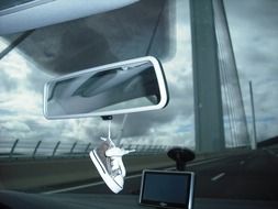 car view mirror