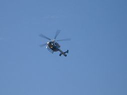 helicopter fly