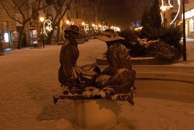 street winter snow