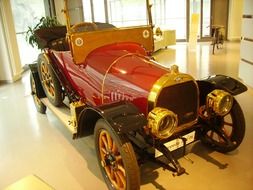 vintage car Opel at the exhibition