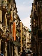 Street in barcelona