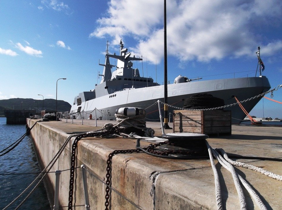 large frigate in south africa