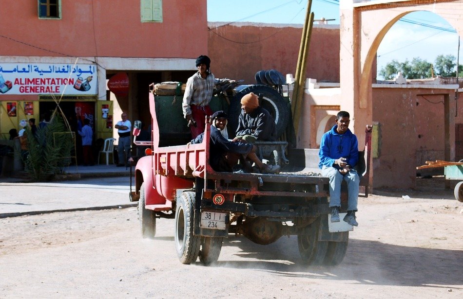 truck in morocco
