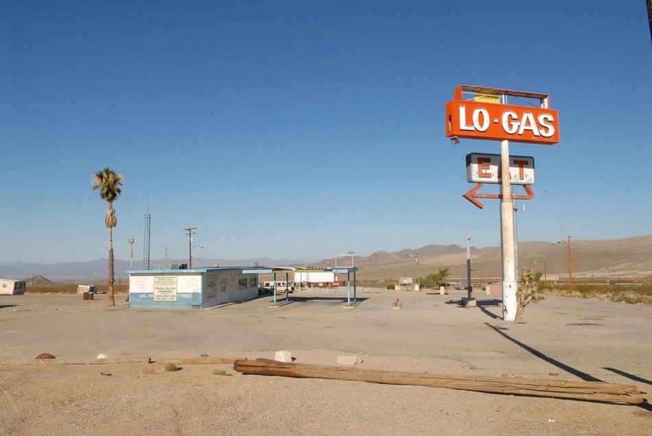 Old gas station