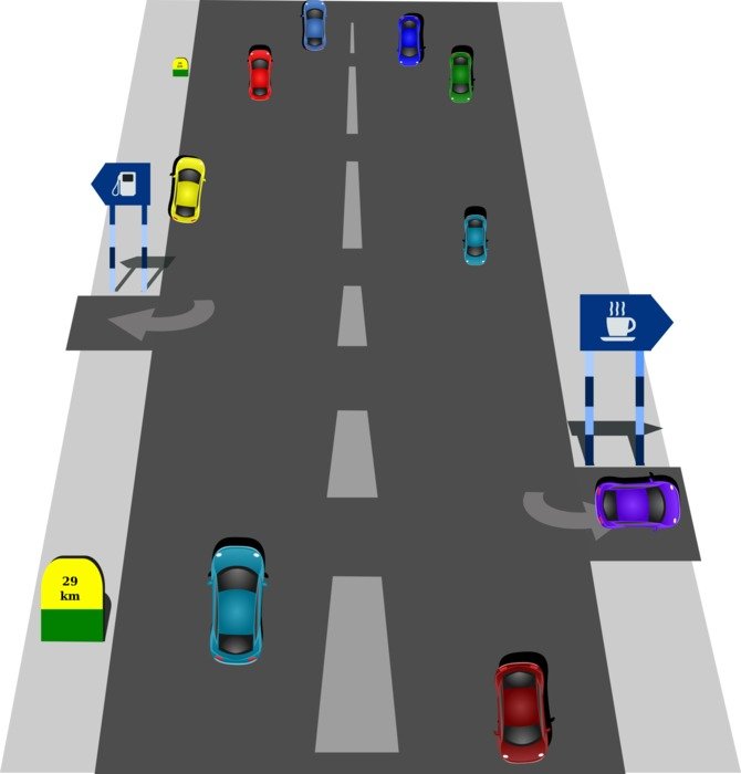 drawing traffic rules