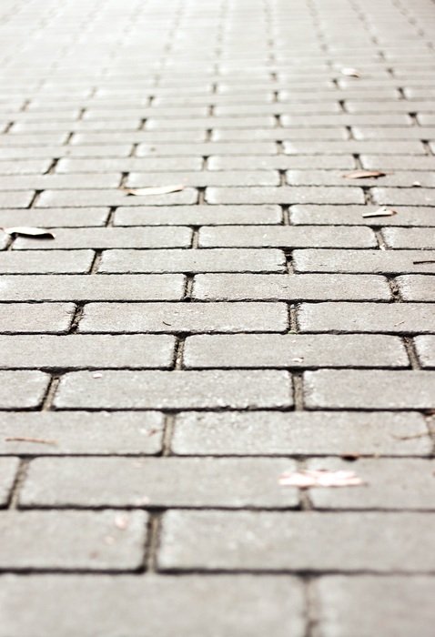 gray brick road