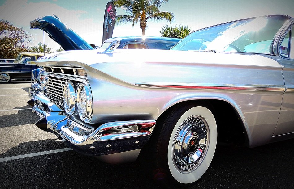 iridescent classic car