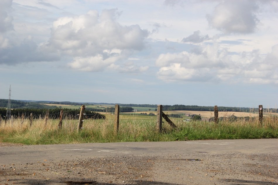 wooden fence at the crossroads