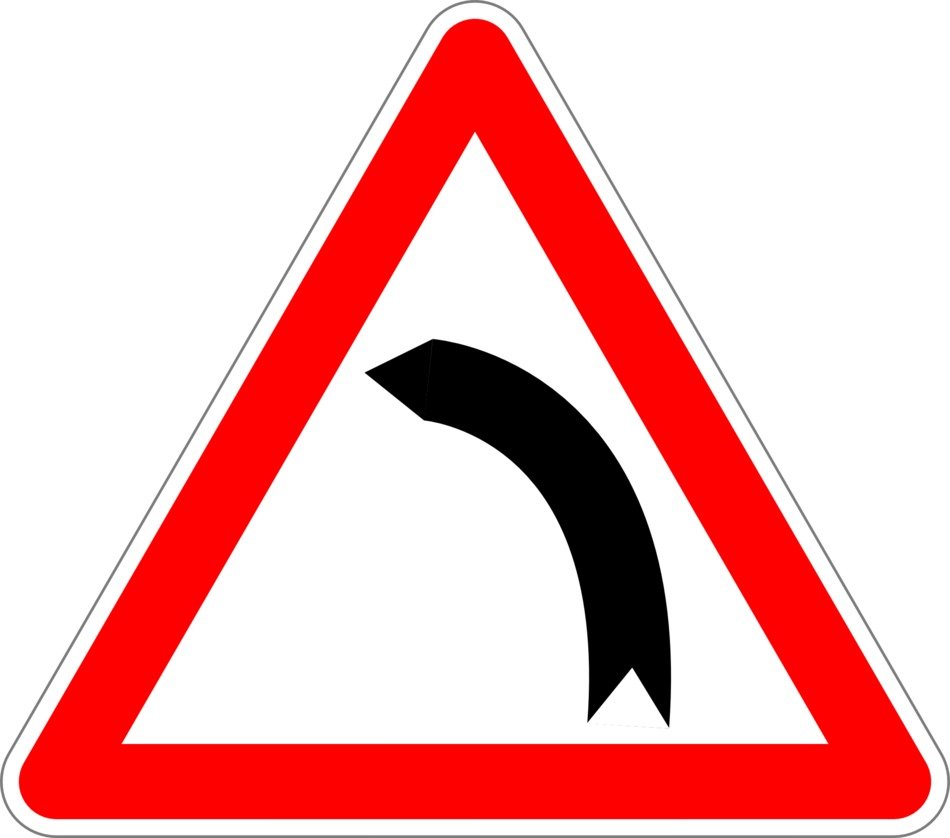 dangerous curve to the left sing