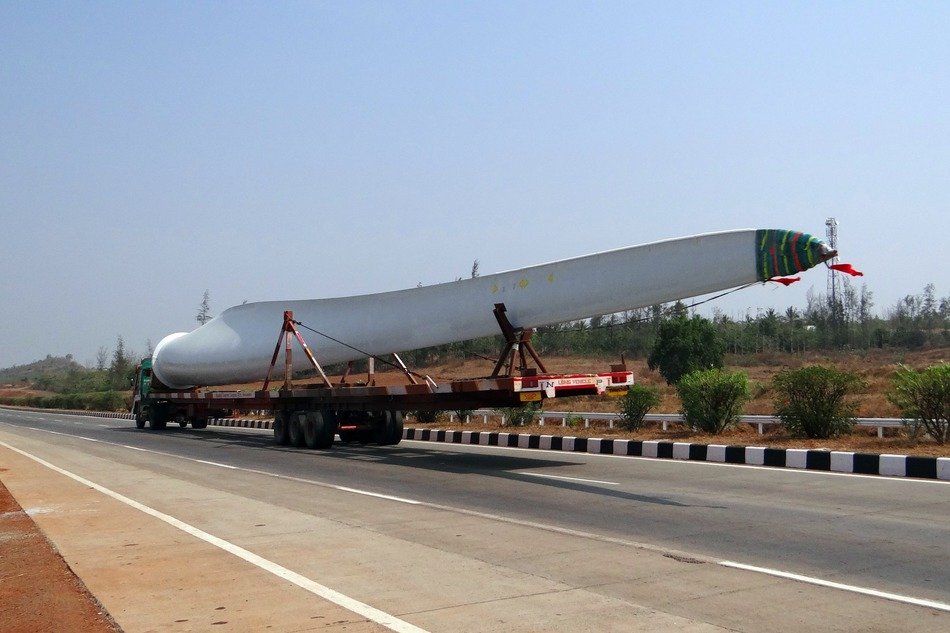 long car on the road