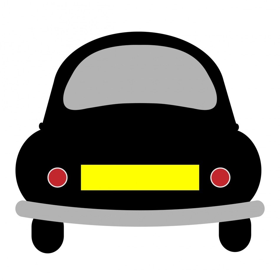 black volkswagen drawing
