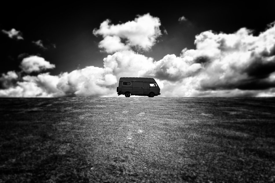 van on field