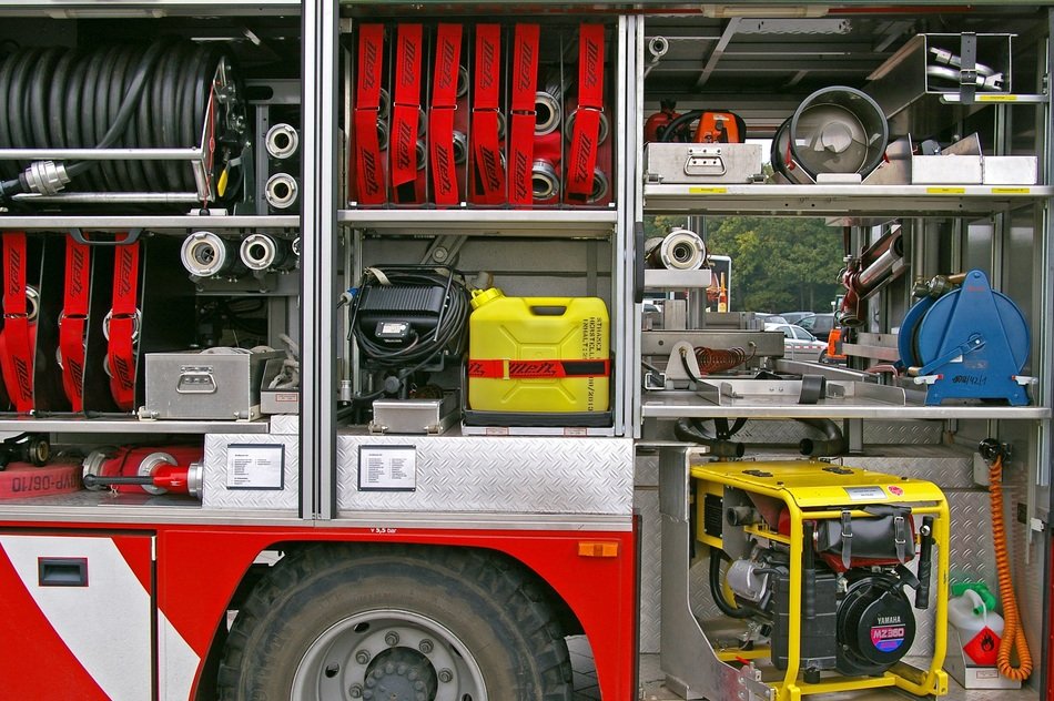 Contents of the fire engine