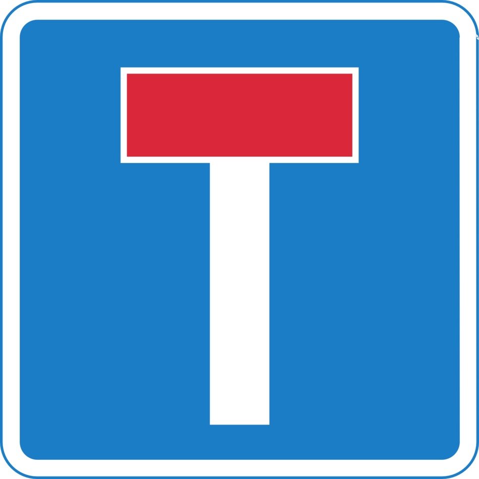 deadlock sign on the road