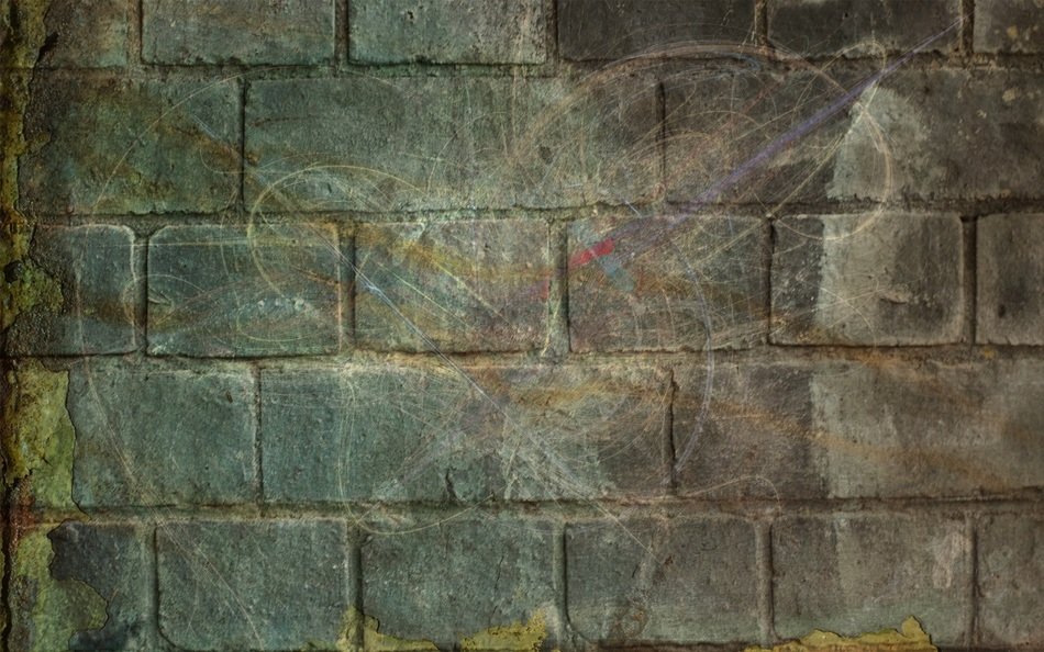 fuzzy pattern on the wall