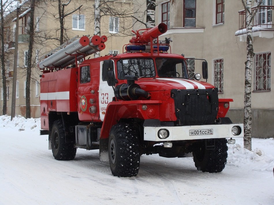 firefighter truck, koryazhma