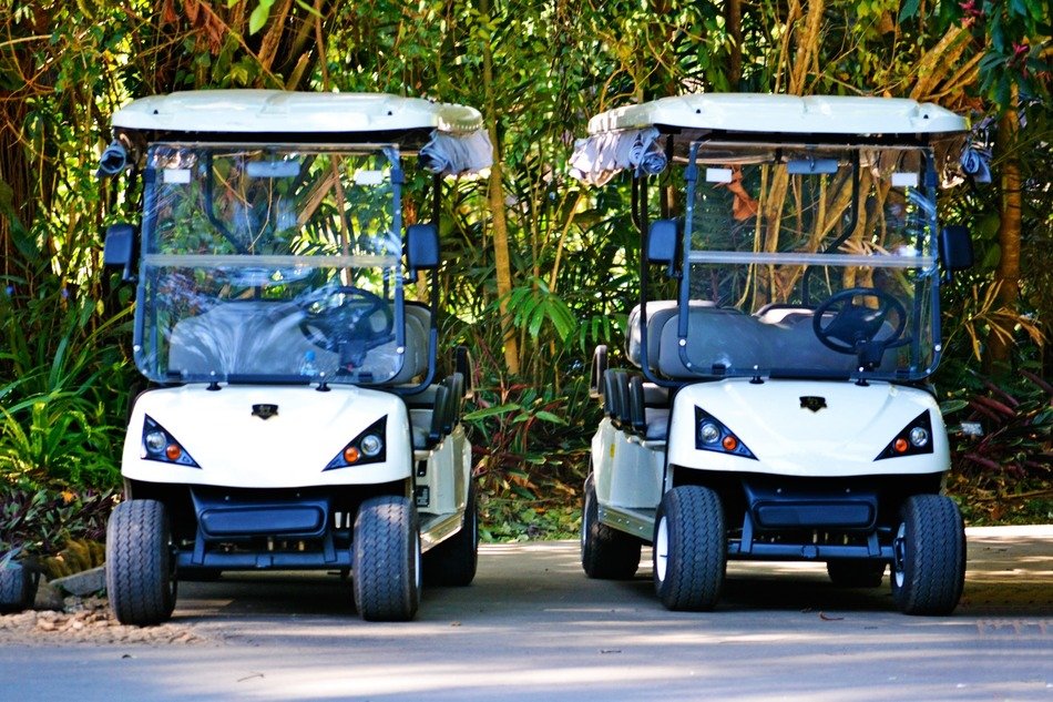 Golf caddies in Sri Lanka