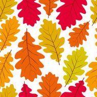 Leaves seamless wallpaper vector natural endless background