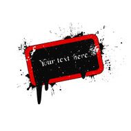 Grunge ink frame N2