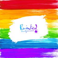 Bright rainbow paint splashes vector background N2
