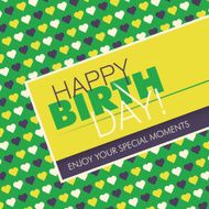 Birthday card design