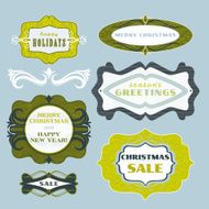 Christmas labels N26